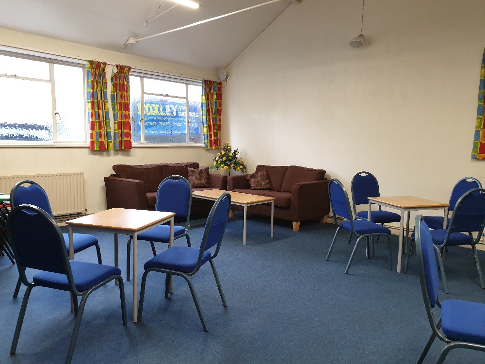 Versatile meeting room for rent in Maidstone. Seats 30-40 pax with toilet and kitchen, if required. Wifi available. Large screen media projector and surround sound system.